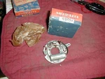 Nos Mopar 1942-8 Desoto 6 Cylinder Distributor Breaker Plate. Fixed Price $75.00.