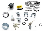 1965 1966 Mustang Ignition Switch, Spacer, Bezel, Door / Trunk Lock Kit. Fixed Price $99.95.