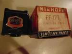 Vintage Niehoff Ignition Coil FF-177 1940-1950 Ford. Fixed Price $44.99.
