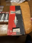 Champion F-14Y Spark Plugs Qty 8 Nos. Fixed Price $80.00.