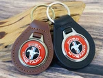 Vintage 1970S Ford Mustang Shelby Gt Fastback Leather Key Chain Ring Fob Nos. Fixed Price $19.99.