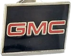 Gmc Emblem .75" Square Lapel Pin. Fixed Price $5.21.
