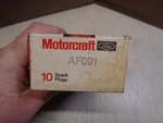 Nos Box 10 Ford Motorcraft AF091 Racing Spark Plugs. Fixed Price $24.99.