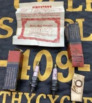 Nos Firestone T-40-F Spark Plugs 10MM Vintage Cushman Outboard Small Engine. Fixed Price $55.00.