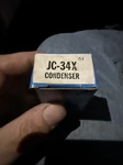 New Old Stock Condenser Blue Streak JC-34X Ignition Parts #FP-28. Fixed Price $12.42.