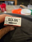 Nos Standard Condenser S13-105. Fixed Price $9.00.