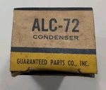 Guaranteed Parts ALC72 Condenser-distributor Breakerpoint Ignition. Fixed Price $5.00.