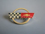 Chevy Chevrolet Corvette Ring Logo Bubble Type Automotive Hat Pin Lapel. Fixed Price $13.90.
