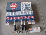 Nos New Ac Spark Plugs (8) 45XL Chevrolet Truck With 292 348 409 = Champion N5C. Fixed Price $34.50.