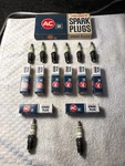 Nos Ac 44TS Green Ring Spark Plugs 1970 Ford Mercury V8 351C 5613191. Fixed Price $19.50.