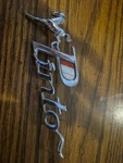 1970S Ford Pinto Script Emblem With Pony Logo Oem Badge Part #32083. Fixed Price $20.00.