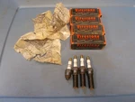 Vintage Nos LOT-4 Firestone Spark Plugs T-40 Advertizing Sign W / Box Display. Fixed Price $112.23.