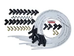 Ton's 8MM Universal 45* White Silicone Spark Plug Kit Set Wires Cylinder V8. Fixed Price $84.99.