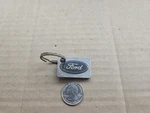 Ford Metal Vintage Ring Loop Holder Tether Logo Nameplate. Fixed Price $18.99.
