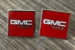 2 Gmc Lapel Pins - General Motors Enamel. Fixed Price $16.99.