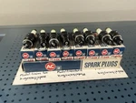 (8) Nos Acdelco Fire Ring 44N Spark Plugs Gm 5612240 New Old Stock Listing 3. Fixed Price $25.00.