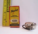 Vintage Nos Shurhit Ignition Repair Part Condenser G-115 With Box. Fixed Price $16.74.