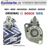 1**STARTER New Genuine Bosch Oe Ref. 0001123028 For Volkswagen. Fixed Price $328.85.