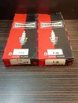 Vintage Box Of 16 Nos Champion F-10 Spark Plugs Made Usa Merc Thunderbford V8. Fixed Price $79.89.