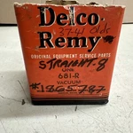 Delco-remy 681-R 1865787 1937-41 Olds Cyl Vacume Control Nos. Fixed Price $35.00.