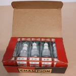 Box Of Vintage Nos Champion Non-resistor Spark Plugs H10 Made Usa. Fixed Price $30.00.