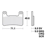 Brake Pads Sint Scr Trw Lucas For Suzuki Gsx-s 950 2022-2024. Fixed Price $164.19.