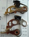 Oldsmobile 1937/42 & 1946/50 6CYLS Delco-remy Qty German Distributor Point Sets. Fixed Price $13.60.