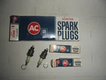 Nos Gm R44SX Green Ring Spark Plugs 5613591 Manufactured 1977 Actniter SET8. Fixed Price $16.95.