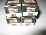 Champion 408 RS14YC Nickel Spark Plug, Made In Usa, New Old Stock, Pack Of. Fixed Price $24.99.