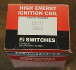 Delco High Energy Ignition Coil 5520 DR31, 1875894 (D523). Fixed Price $20.00.