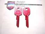 Set Of Aluminum Key Blanks For General Motors Vehicles 1972,1976,1980,&1987 TO90. Fixed Price $12.95.