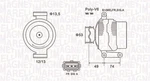 Magneti Marelli 063731635010 Alternator Ford. Fixed Price $209.06.