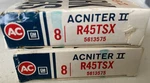 (8) Early Nos Ac R45TSX Spark Plugs Fire Ring - Green # 5613575 Gm. Fixed Price $20.00.