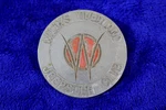 Vintage Metal Willys Overland Jeepster Club Grille Badge Sign Emblem Accessory. Fixed Price $65.00.