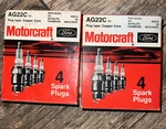 Pack Nos Motorcraft Ford 4 Spark Plugs AG22C 8 Total. Fixed Price $48.00.