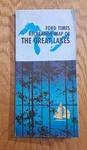 1965 Ford Motor Company Times Recreation Map Of The Great Lakes Vintage. Fixed Price $18.95.