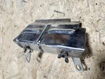 Right Front Lower Ignition Shield Outer & Wing Nuts Bracket Oem Good 68-70 C3. Fixed Price $49.00.