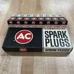 Vintage Ac Gm Commercial Spark Plugs C42N. Full Box Of 8 Nos Oem 5612235. Fixed Price $22.99.