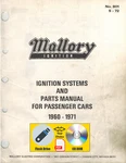Mallory Ignition Systems Parts Manual For Pass Cars 1960-71 Pdf File Usb Drive. Fixed Price $8.46.