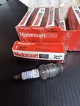 10 New Old Stock Bf 42 Ford Vintage Motorcraft Spark Plugs. Fixed Price $47.25.