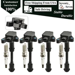 4PCS Ignition Coil And Iridium Spark Plug Kit 2013-2014 Ford Fusion 1.6L. Fixed Price $60.42.