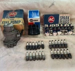 1953-1954 Chevrolet Corvette 6 Ac 9797 Fuel Pmp, 43 Nos, Distributor Cap. Fixed Price $130.00.