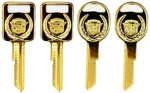 Cadillac Logo Oem Gold 2 & Ignition/doors/trunk Key Blanks Set B48 B49. Fixed Price $129.95.