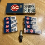 Box Of Nos Gm Ac 44FFS Fire Ring Spark Plugs 5612585. Fixed Price $40.00.