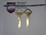 (2) Key Blanks Ford (american) Ignition/doors 1952 To 1954 (1127). Fixed Price $8.95.