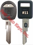 New Gm Single Sided Vats Ignition Key #11 + Doors/trunk Oem. Fixed Price $24.15.