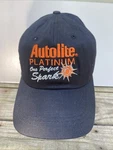 Vintage Advanced Parts Autolite Black Snapback Hat Cap - One Perfect Spark. Fixed Price $16.99.