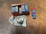 Vtg Original Ford Equipment Spark Box, 40-12405-A, 8 Plugs, C-7 Champion. Fixed Price $250.00.