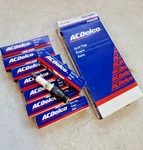 * Box Of Nos New Ac Delco R43TSK Gm 5614158 Spark Plugs. Fixed Price $12.00.