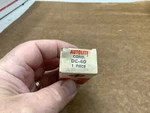 Autolite# DC-40 Ignition Condenser; Nos Oem Part. Fixed Price $15.00.